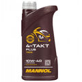 1 Liter Motoröl MANNOL 4-Takt Plus API SL SAE 10W-40 für BMW Kawasaki KTM Ducati