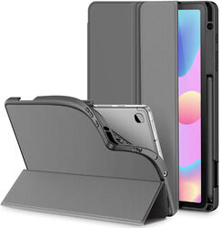 Lonfeid Stifthalter Hülle + 9H Hartglas für Samsung Galaxy Tab S6 Lite 10.4 Case