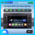 DAB+ Android 13 Autoradio Für Mercedes Benz W639 W906 W169 Sprinter 32GB CarPlay