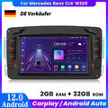 Carplay Für Mercedes Benz CLK W209 Android12 Autoradio GPS NAVI WIFI SAT BT DAB+