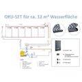 Pool Oku Absorber Set 12 m²  lang Wasserfläche Poolheizung Solarheizung