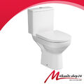 Spülrandloses WC mit Spülkasten Stand Toilette Soft Close WC Sitz Keramik 3/5 L