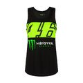 Valentino Rossi Damen Tank-Top Dual 46 Monster Energy Sportshirt, Schwarz, XS