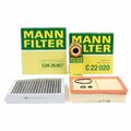 MANN Filterset 3-tlg für MERCEDES W176 W246 W242 C/X117 X156 180-220 CDI/d OM651