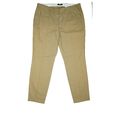 Walbusch Thermo Jeans Legging 7/8 Hose Stoff high Slim L 23 XL W34 dehnbar beige