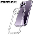 Hülle für iPhone 16 15 14 13 Pro Max Plus Transparent Handy Schutzhülle Case