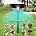 Solar Tiervertreiber Ultraschall Abwehr Marder Katzen Hunde Abwehr Schreck 1-2x