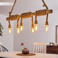 Industrial Pendel Leuchte Boho Hänge Lampe Seil Ess Wohn Schlaf Raum Beleuchtung