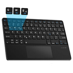 Touchpad Tastatur Maus Für Samsung Galaxy Tab A9+ S9 FE S8 S7 S6 Lite A8 QWERTZ