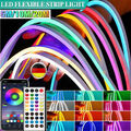 5-20m Neon LED Strip Streifen RGB Flex Schlauch diffus Lichtband Dimmbar APP DHL