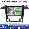 Carplay Für Ford S-Max 2007-2008 Android 13 Autoradio GPS Navi WIFI 4G BT 6+128G