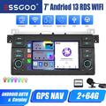 Für BMW 3er E46 318 320 325 M3 Android 13 2+64G Carplay Autoradio GPS Nav SWC FM