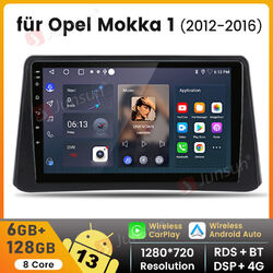 6+128GB CarPlay Android13 Autoradio Für Opel Mokka X 2012-2016 GPS Navi DSP WiFi