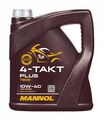 MANNOL 4-Takt Plus 10W-40 4 Liter Motoröl Öl Teilsynthetisch Motorradöl