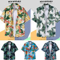 Hawaiihemd Für Herren Sommerkostüm Palm Stag Beach Hawaii Aloha Party* ▽