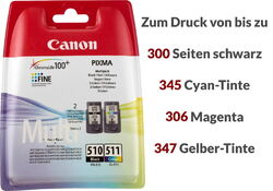 Original Canon PG 510 PG 512 CL 511 CL 513 Tinte Druckerpatrone Patronen PIXMA