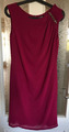 Vera Mont Cocktail Kleid Party Fuchsia Strasssteine Gr 36