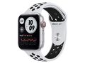 Apple Watch Nike+ Series 6 [GPS + Cellular, inkl. Sportarmband platin/schwarz] S