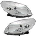 Scheinwerfer Set für Dacia Sandero (B90) H4 SEILZUG 2008-