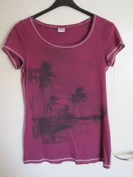 Esprit T-Shirt pink/lila Gr. XL