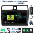 DAB+ 10.1" Android 13 Carplay Autoradio DSP GPS RDS Für SUZUKI SWIFT III 2005-10