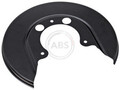 A.B.S. Spritzblech Bremsscheibe 11385 für AUDI GOLF A3 1J1 VW 8L1 Stahlblech 4 1