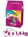 WHISKAS Steril Adult Sterilisiert mit Huhn 6x1.4kg