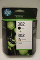 HP 302 - X4D37AE Multipack Original Druckerpatronen 1xSchwarz, 1x Farbe für HP