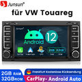 DAB+ Android 12.0 Autoradio Für VW Touareg T5 Multivan Transporter GPS Navi WIFI