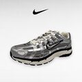 Nike P-6000 Silver Metallic Sail Silber NEU | EU 40 44 44.5 45