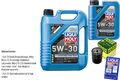 INSPEKTIONSKIT FILTER LIQUI MOLY ÖL 6L 5W-30 für Opel Kadett E Combo 38_ 48_