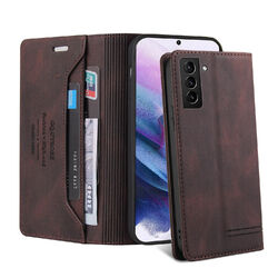 Magnetic Leder für Samsung S24 Ultra A55 A15 Hülle Wallet Handy Schutzhülle Case