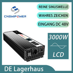 3000W Reiner Sinus-Wechselrichter 48v 230v für den Haushalt spannungs wandler 