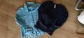 ESPRIT Shirtjacke Sweatjacke türkis + Langarmshirt dunkelblau Gr.S 36 wie neu 