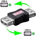 USB 2.0 Hi-Speed Adapter A Buchse auf A Buchse USB Kupplung Verlängerung