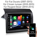 Carplay Für Fiat Ducato Citroen Jumper Peugeot Boxer Android13 Autoradio GPS Nav