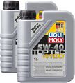 2x LIQUI MOLY Top Tec 4100 5W-40 Motorenöl  Leichtlauf Motor-Öl 1 Liter 3700