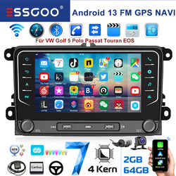 DVR+ Apple Carplay Android 13 Autoradio GPS Navi Für VW GOLF 5 6 T5 Transporter