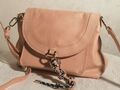 Liebeskind Berlin XSR Crossbag Scouri Handtasche Umhängetasche rosa Beige Leder 