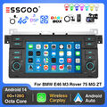 4G DAB+ Carplay Autoradio Android 14 GPS NAV BT 6+128G Für BMW 3er E46 M3 Kamera