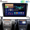 DAB+ Autoradio Für Mazda 3 BK 2003-2009 GPS Navi Android 13 Carplay 4+64GB DSP