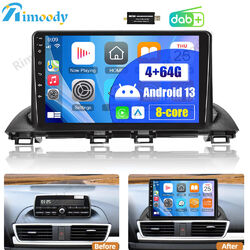 4G+64G Android 13 Autoradio GPS Navi WIFICarplay für Mazda 3 MK3 2014-2018 DAB+