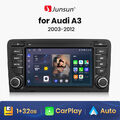 Für Audi A3 S3 RS3 8P 7" Carplay Autoradio 32GB Android13 GPS Nav RDS BT WIFI FM