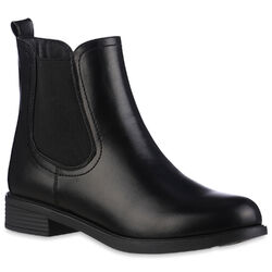 Damen Leicht Gefütterte Chelsea Boots Stiefeletten Schuhe 837831 Trendy Neu