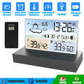 Wetterstation Funk mit Außensensor Funkwetterstation mit Thermometer Hygrometer