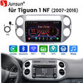 9" Android12 DAB+ Autoradio 2Din GPS Nav WIFI 2+32 Für VW Tiguan 1 NF 2007-2016