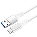 TechExpert USB Kabel A USB C 3.2 gen2 10Gbps Aufladung Bis 60W 20V/3A Weiß