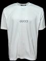 GUCCI Herren Designer Luxus T shirt Nahtlos weiss Gr.XL