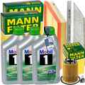 MANN INSPEKTIONSPAKET+3x1L MOBIL 1 5W30 MOTORÖL passend für OPEL CORSA C 1.3CDTI