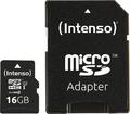 Intenso Micro SD Card 16GB UHS-I inkl. SD Adapter Speicherkarten 